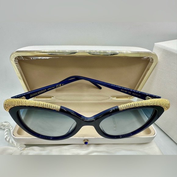 🏆Boucheron 18K Gold Plated BC0116S-002 !Made In Italy ! - Picture 6 of 16